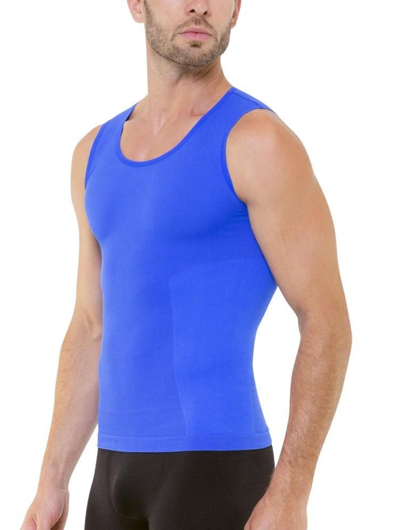Débardeur amincissant jour/nuit LIPO ACTIF Bleu - Kiabi