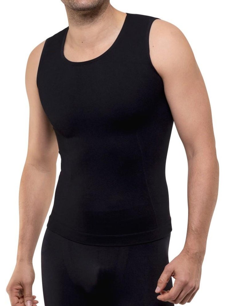 Débardeur amincissant jour/nuit LIPO ACTIF Noir - Kiabi