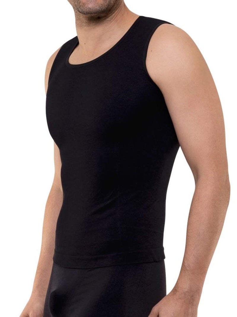 Débardeur amincissant jour/nuit LIPO ACTIF Noir - Kiabi