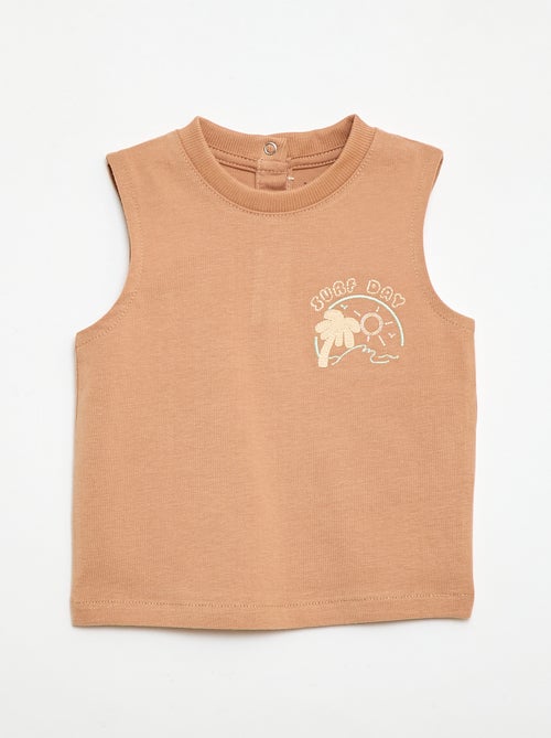 Débardeur avec broderie fantaisie - Kiabi