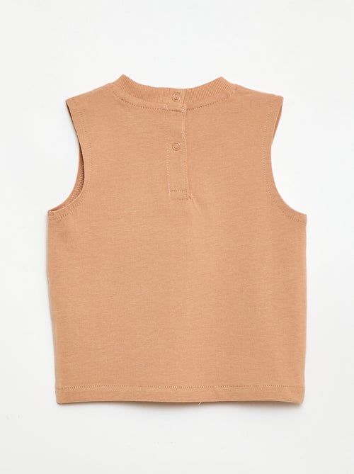 Débardeur avec broderie fantaisie - Kiabi