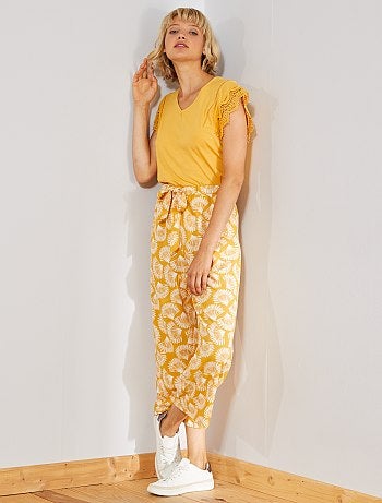 Débardeur avec détail macramé - Kiabi