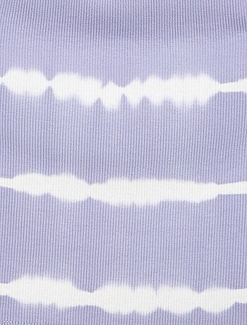 Débardeur avec imprimé rayé tie and dye