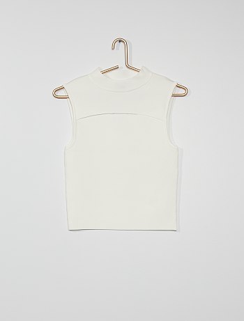 Débardeur avec ouverture à l'avant