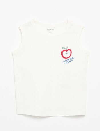 Débardeur avec patch à la poitrine