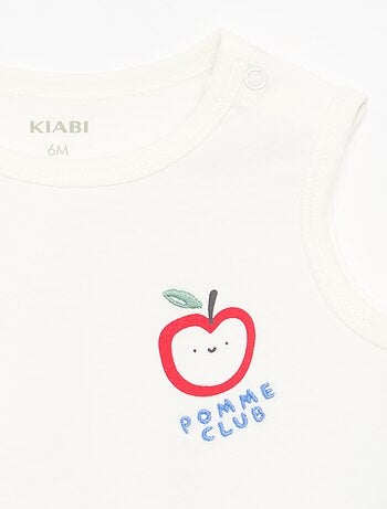 Débardeur avec patch à la poitrine