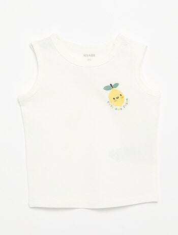 Débardeur avec patch à la poitrine
