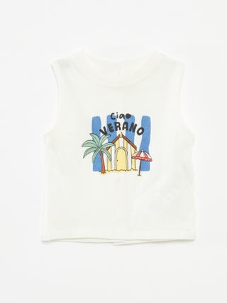 Débardeur avec print
