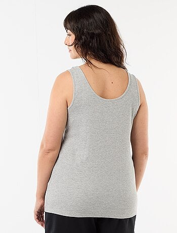 Débardeur basique côtelé