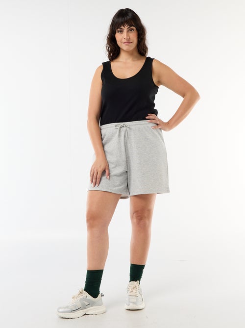 Débardeur basique côtelé - Kiabi