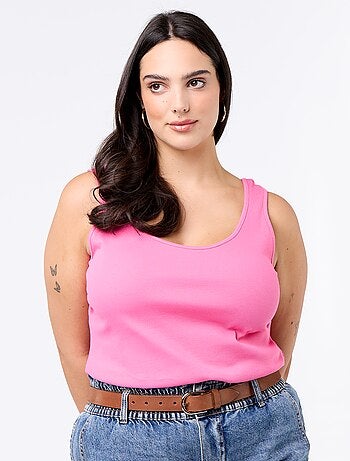 Débardeur basique côtelé