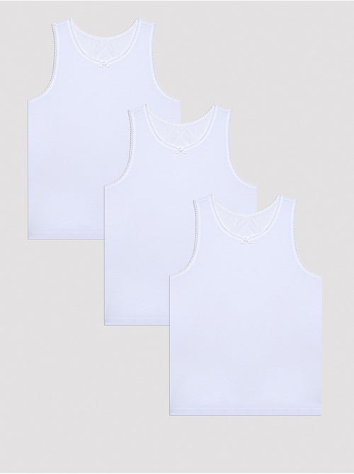 Débardeur basique en coton, lot de 3 penti - Kiabi Débardeur basique en coton, lot de 3 penti - Kiabi