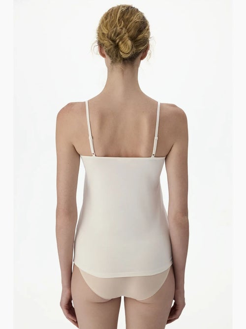 Débardeur cami en coton à encolure carrée penti - Kiabi Débardeur cami en coton à encolure carrée penti - Kiabi