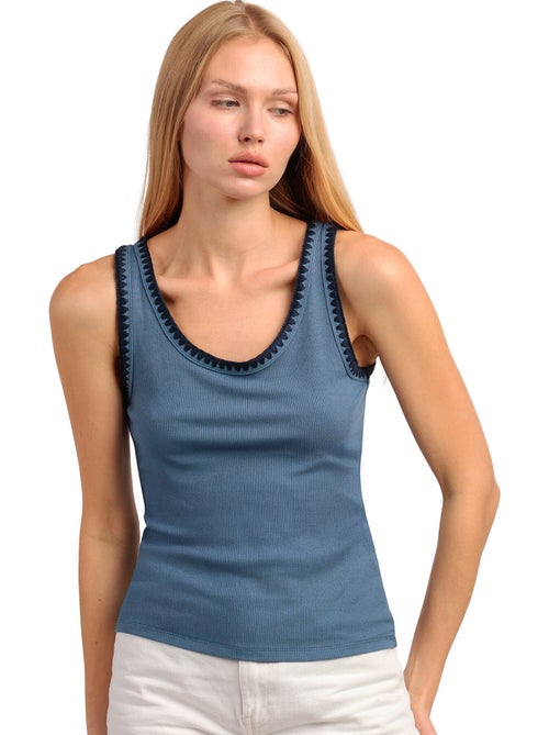 Débardeur Canale Hilo Contraste - Kiabi