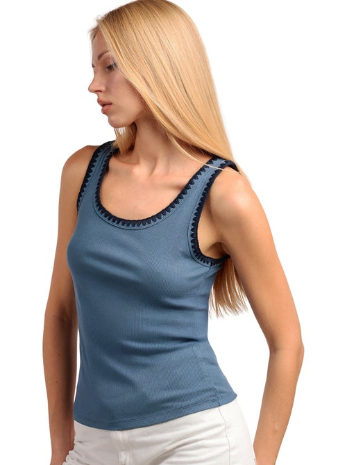 Débardeur Canale Hilo Contraste - Kiabi