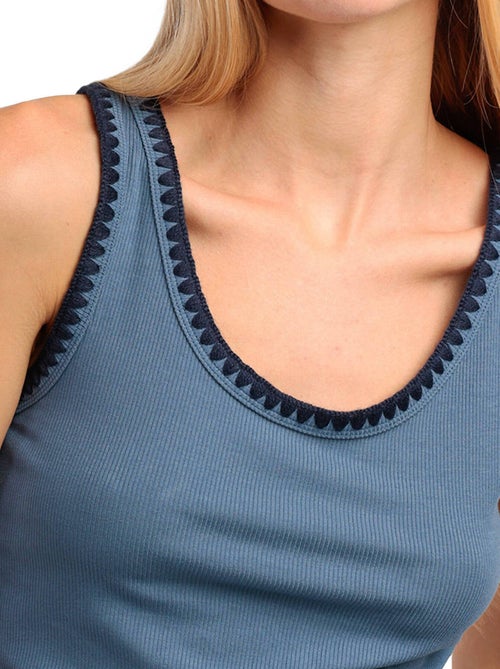 Débardeur Canale Hilo Contraste - Kiabi