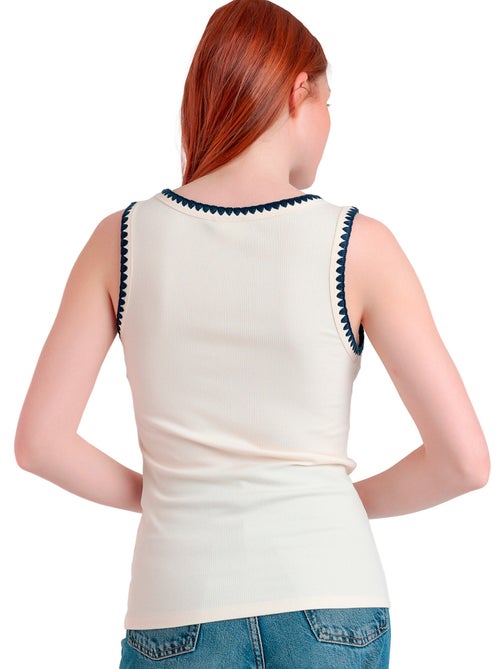 Débardeur Canale Hilo Contraste - Kiabi