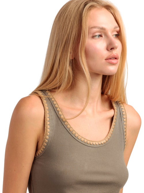 Débardeur Canale Hilo Contraste - Kiabi