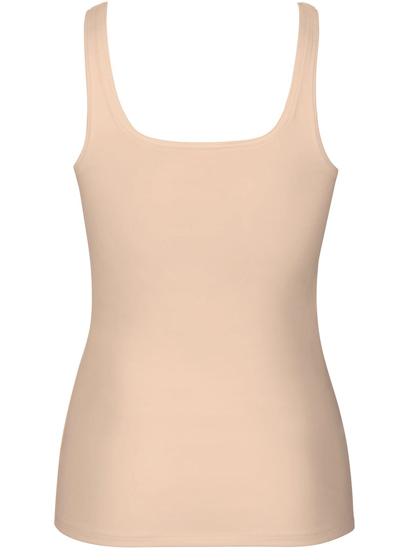 Débardeur caraco Kaia Beige - Kiabi
