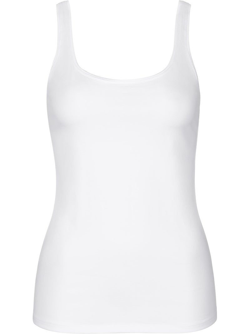 Débardeur caraco Kaia Blanc - Kiabi