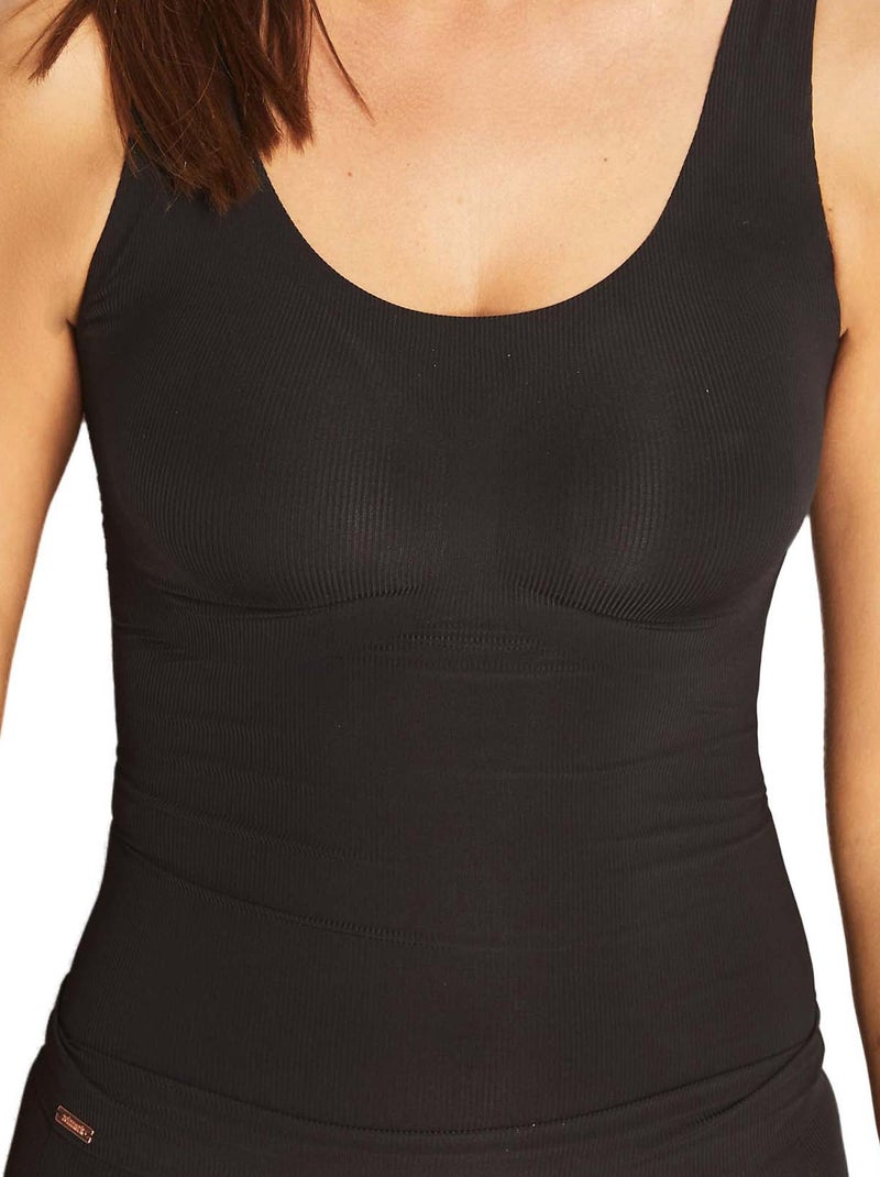 Débardeur caraco sans armatures coques amovibles One Noir - Kiabi