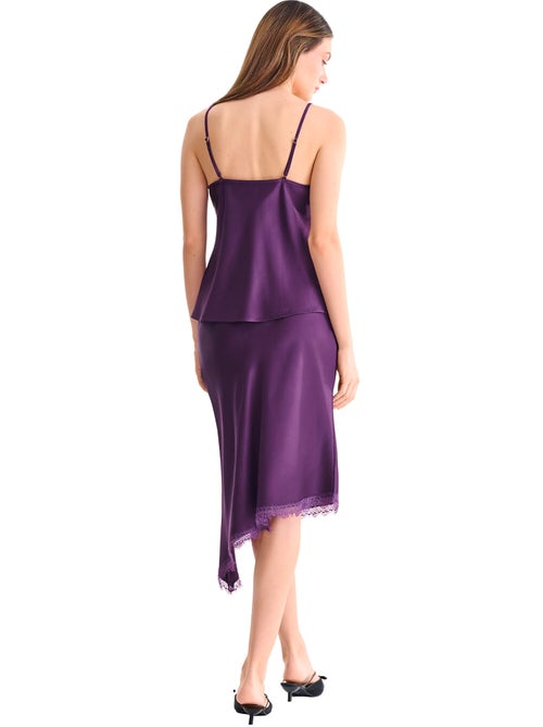 Débardeur caraco satin luxe - Kiabi Débardeur caraco satin luxe - Kiabi