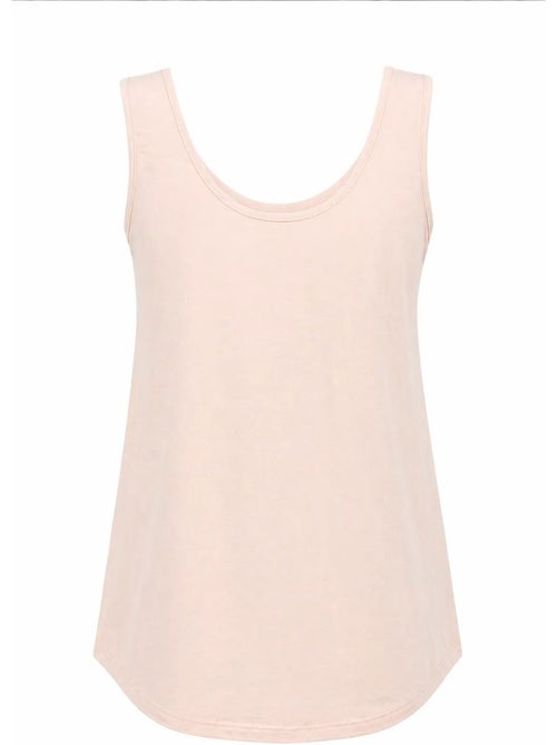 Débardeur casual à encolure en u en mélange de coton mixray - Kiabi Débardeur casual à encolure en u en mélange de coton mixray - Kiabi