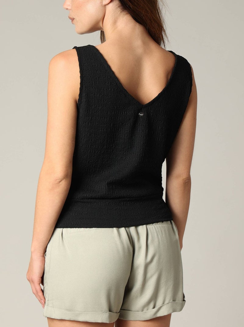 Débardeur casual 'Deeluxe' Noir - Kiabi