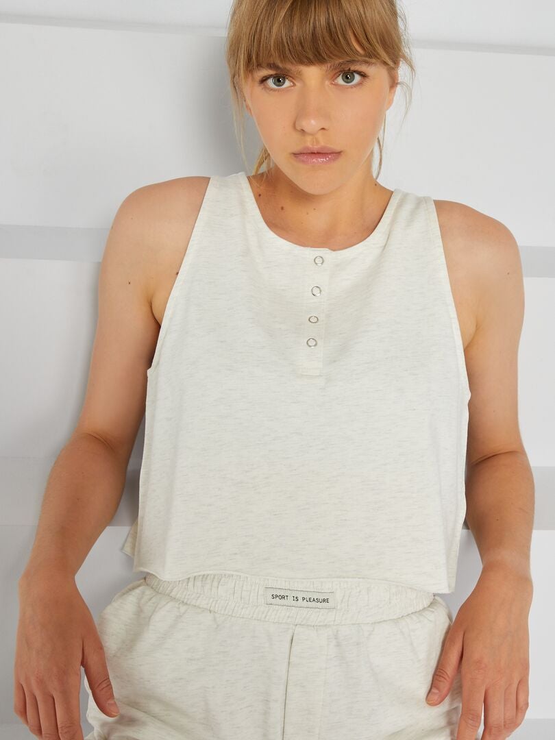 Débardeur ELEVEN PARIS – Modèle CAP Kathy Perry – Gris – Taille S, M, L – Neuf Avec étiquettes