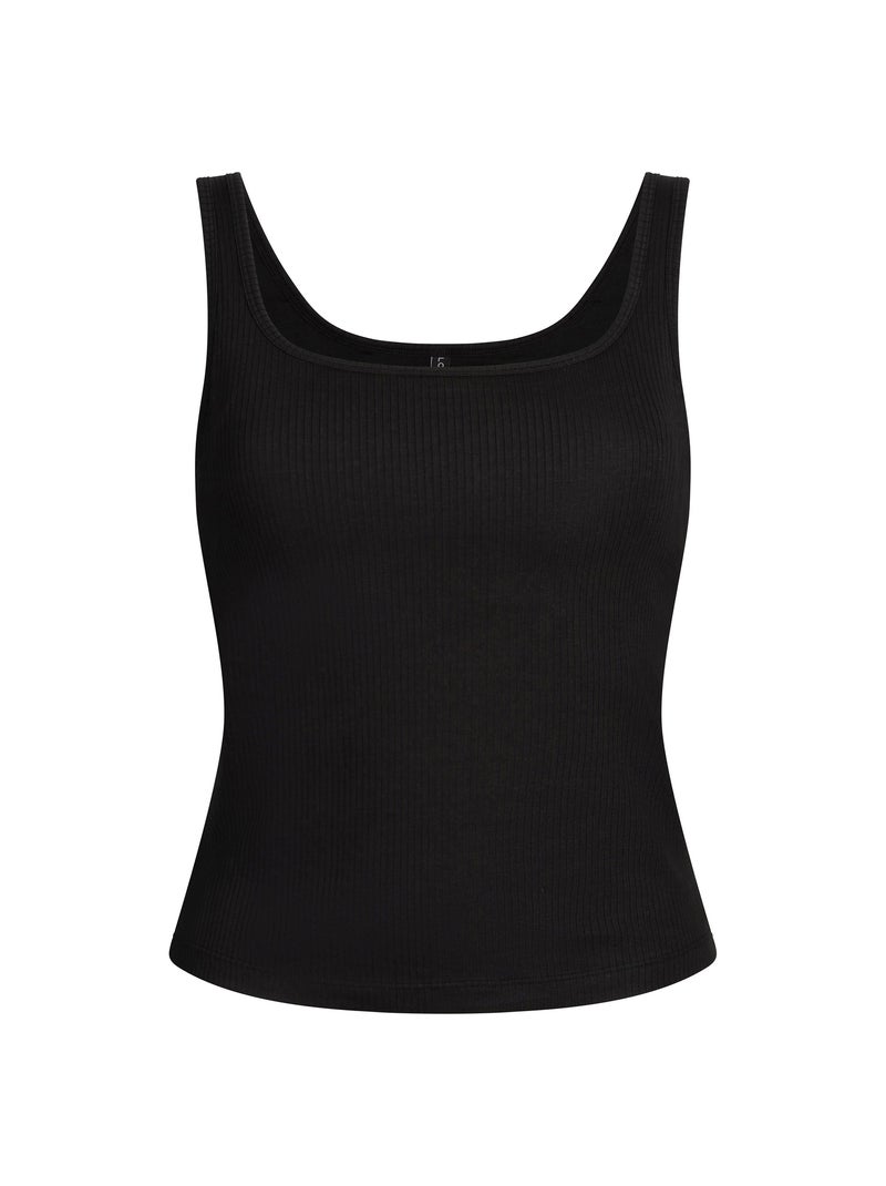 Débardeur col américain Summer Tops Noir - Kiabi