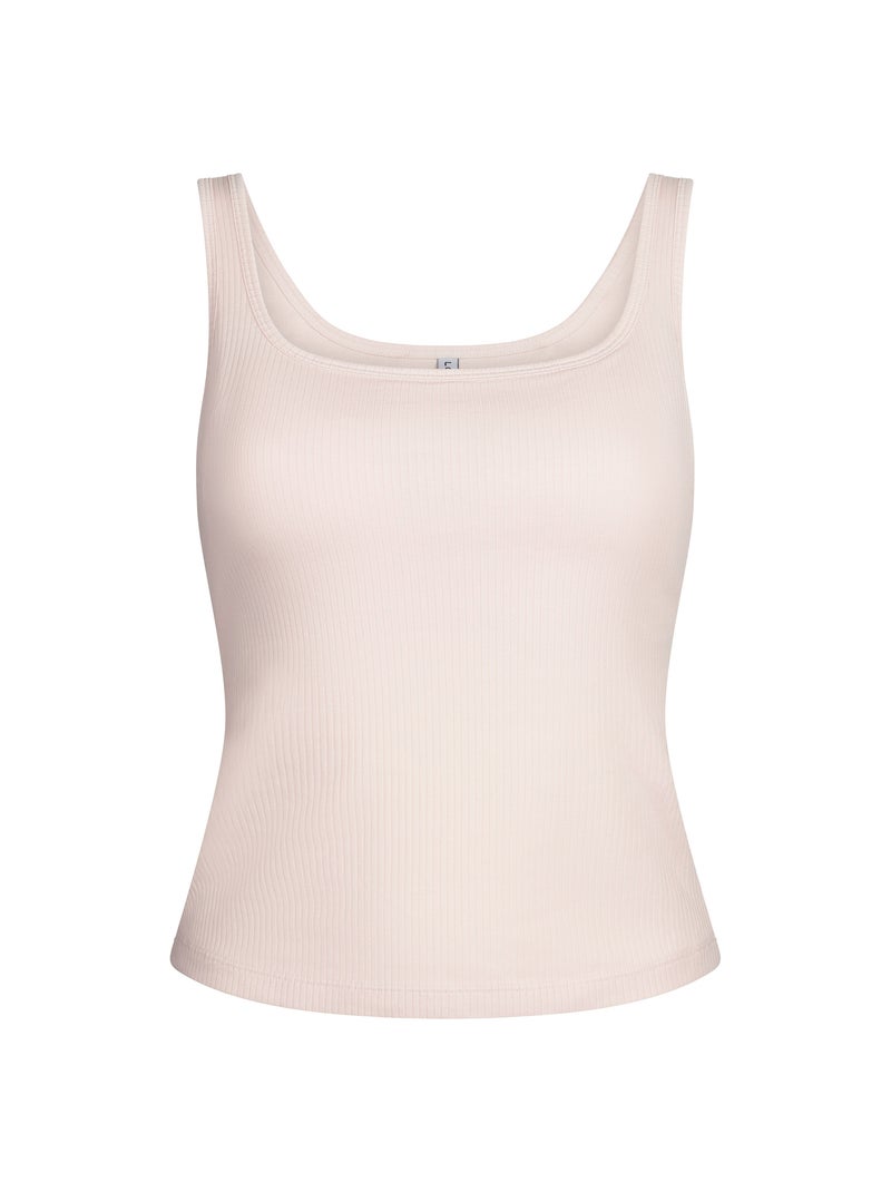 Débardeur col américain Summer Tops Rose pâle - Kiabi