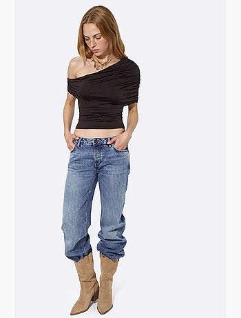 Débardeur col asymétrique drapé hiccup