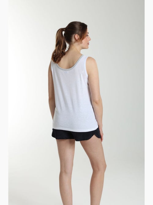 Debardeur Col Lurex Femme Deb Summer   Avec Col Rond | Gerard Pasquier - Kiabi