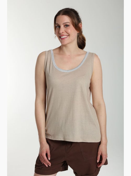 Debardeur col lurex femme Deb Summer | Gerard Pasquier - Kiabi Debardeur col lurex femme Deb Summer | Gerard Pasquier - Kiabi