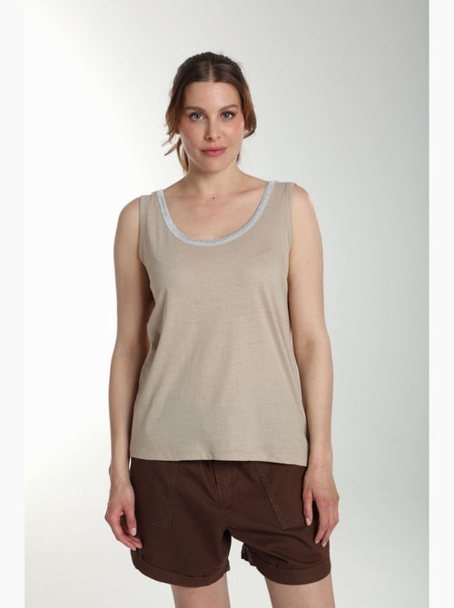Debardeur col lurex femme Deb Summer | Gerard Pasquier - Kiabi Debardeur col lurex femme Deb Summer | Gerard Pasquier - Kiabi