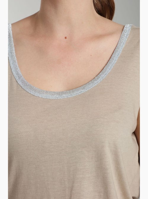 Debardeur col lurex femme Deb Summer | Gerard Pasquier - Kiabi Debardeur col lurex femme Deb Summer | Gerard Pasquier - Kiabi