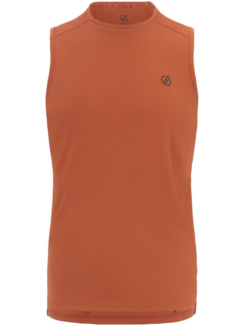 Débardeur col ras-du-cou motif/style logo rapid - dare 2b Orange corail - Kiabi