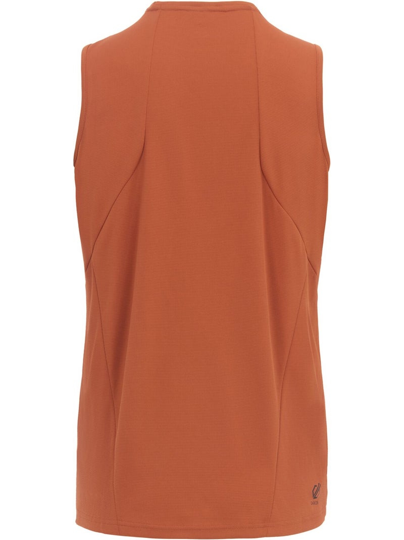 Débardeur col ras-du-cou motif/style logo rapid - dare 2b Orange corail - Kiabi