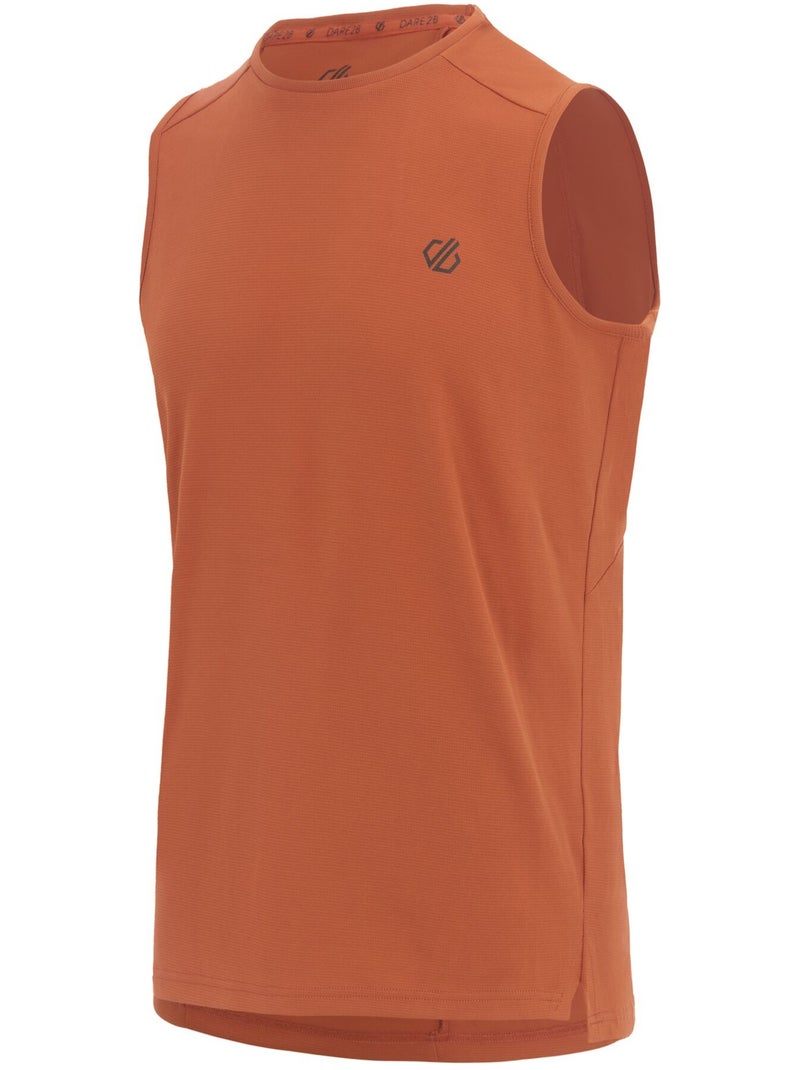 Débardeur col ras-du-cou motif/style logo rapid - dare 2b Orange corail - Kiabi