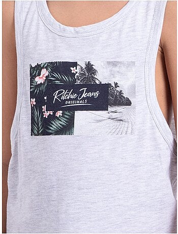 Débardeur col rond pur coton NABODY-J