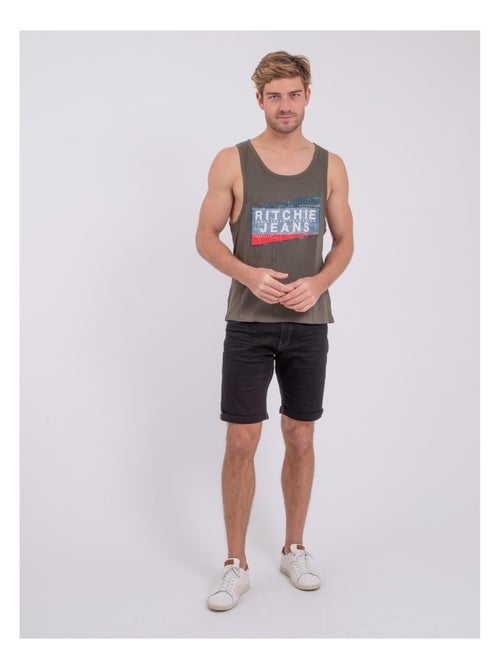 Débardeur col rond pur coton NOBRIAC - Kiabi