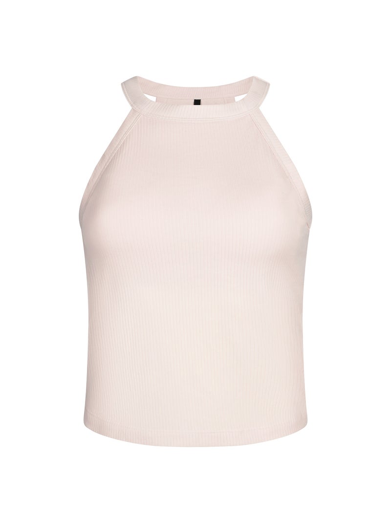 Débardeur col rond Summer Tops Rose pâle - Kiabi