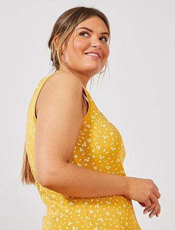 Débardeur col U en jersey - Kiabi