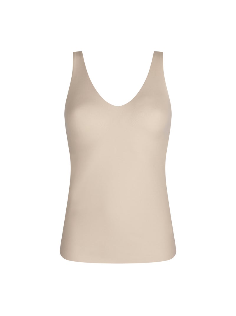 Débardeur col V Invisibility For Curves Beige - Kiabi