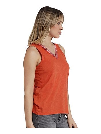 Débardeur col V Mexico