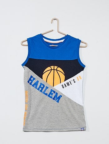 Débardeur color-block 'Basketball'