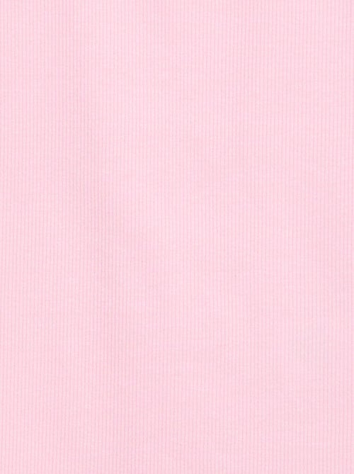 Débardeur côtelé à col rond - Kiabi