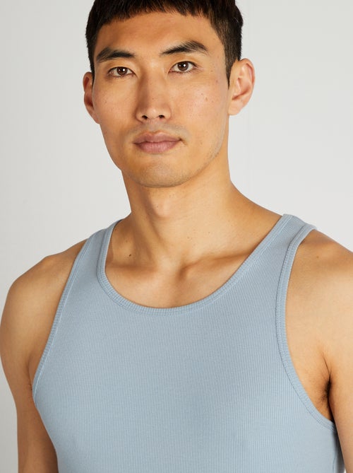 Débardeur côtelé - Kiabi