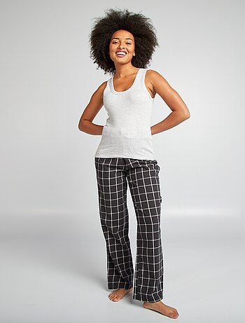 Débardeur côtelé de nuit