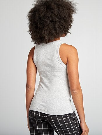 Débardeur côtelé de nuit